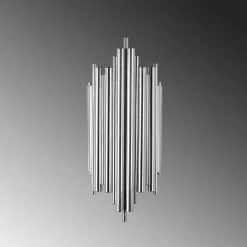 Hot Opviq Applique murale Reis chrome - 18x40x8 cm