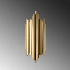 Opviq Applique murale Reis dorée - 18x40x8 cm