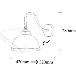 Discount Opviq Applique Murale Saglam noire - 21x32x28 cm
