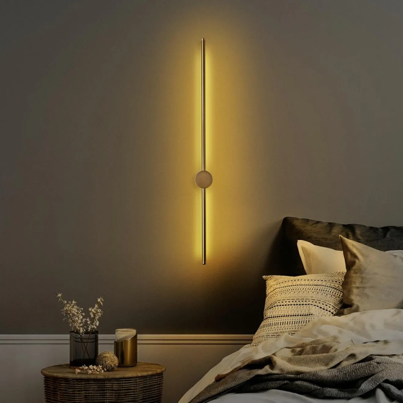 Outlet Opviq Applique murale Sword dorée - 91x10x7 cm