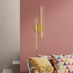 Opviq Applique murale Umut dorée - 17x86 cm