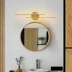 Opviq Applique murale Umut dorée - 17x86 cm