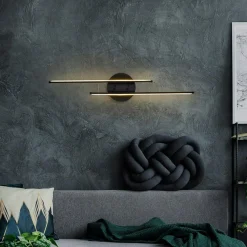 Sale Opviq Applique murale Umut noire - 17x86 cm