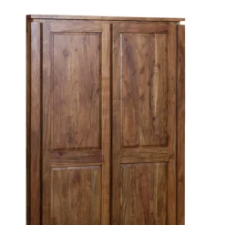 Bois & Chiffons Armoire Lisboa ii Marron - 120x58x200 cm
