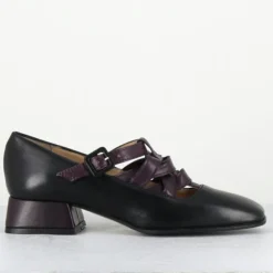 New Garrice Lab Babies en Cuir 5516 noir/prune