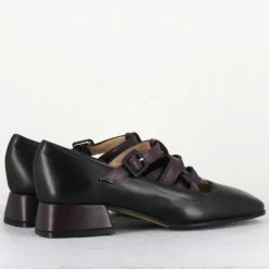 New Garrice Lab Babies en Cuir 5516 noir/prune