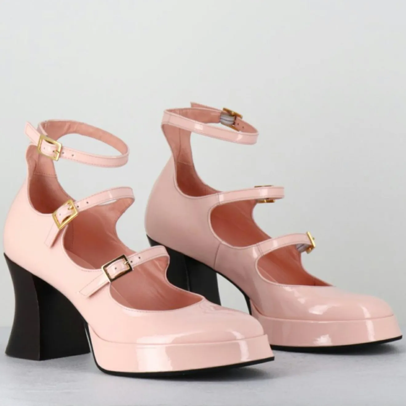 Femme Garrice Lab Babies en Cuir galan roses - Talon : 7.5cm