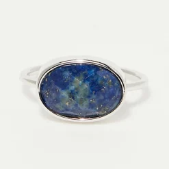 Femme Moonstone Bague Aimé Lapis en laiton