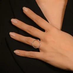 Femme By Rafaella Bague Albina en Argent