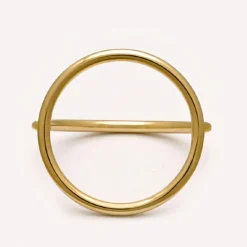 Femme By Rafaella Bague Albina en Argent doré