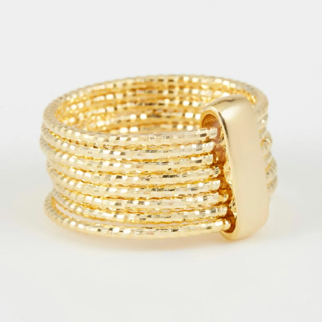 Femme By Rafaella Bague Alcor en Argent doré