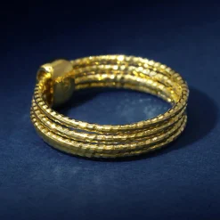 Femme By Rafaella Bague Alcyone en Argent doré