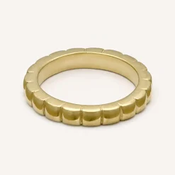 Femme By Rafaella Bague Ambrosia en Argent doré