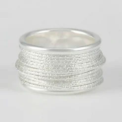 Femme By Rafaella Bague Amos en Argent