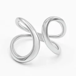 Clearance By Rafaella Bague Aresio en Argent