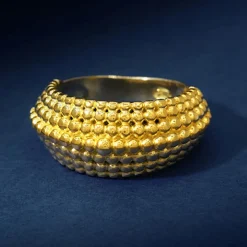 Online By Rafaella Bague Atlas en Argent doré