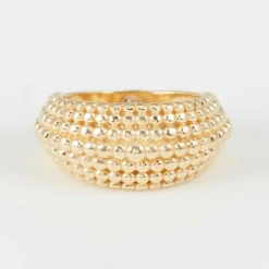 Online By Rafaella Bague Atlas en Argent doré