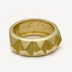 Best By Rafaella Bague Catelina en Argent doré