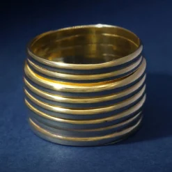 Clearance By Rafaella Bague Chara en Argent doré