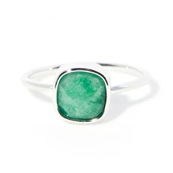 Femme Moonstone Bague Ella Aventurine en laiton