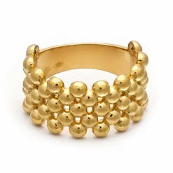 Discount By Rafaella Bague Giulia en Argent doré