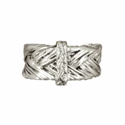 Femme Aurelie Bidermann Bague Icare en plaqué argent