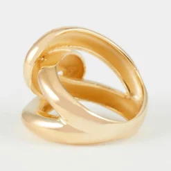 Online By Rafaella Bague Maïa en Argent doré