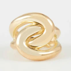 Online By Rafaella Bague Maïa en Argent doré