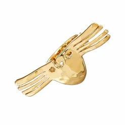 Femme Aurelie Bidermann Bague Melina dorée