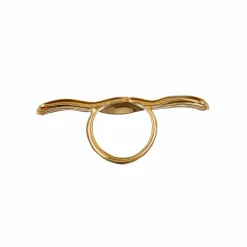 Femme Aurelie Bidermann Bague Melina Masque en plaqué or