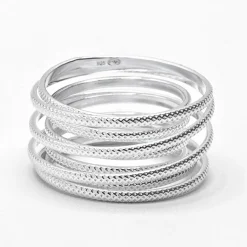 Outlet By Rafaella Bague Melucci en Argent