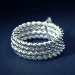 New By Rafaella Bague Mismar en Argent