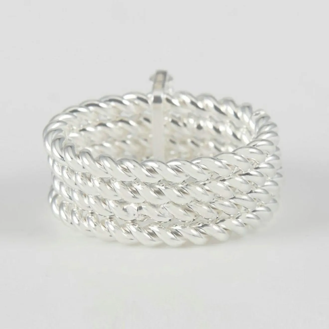 New By Rafaella Bague Mismar en Argent