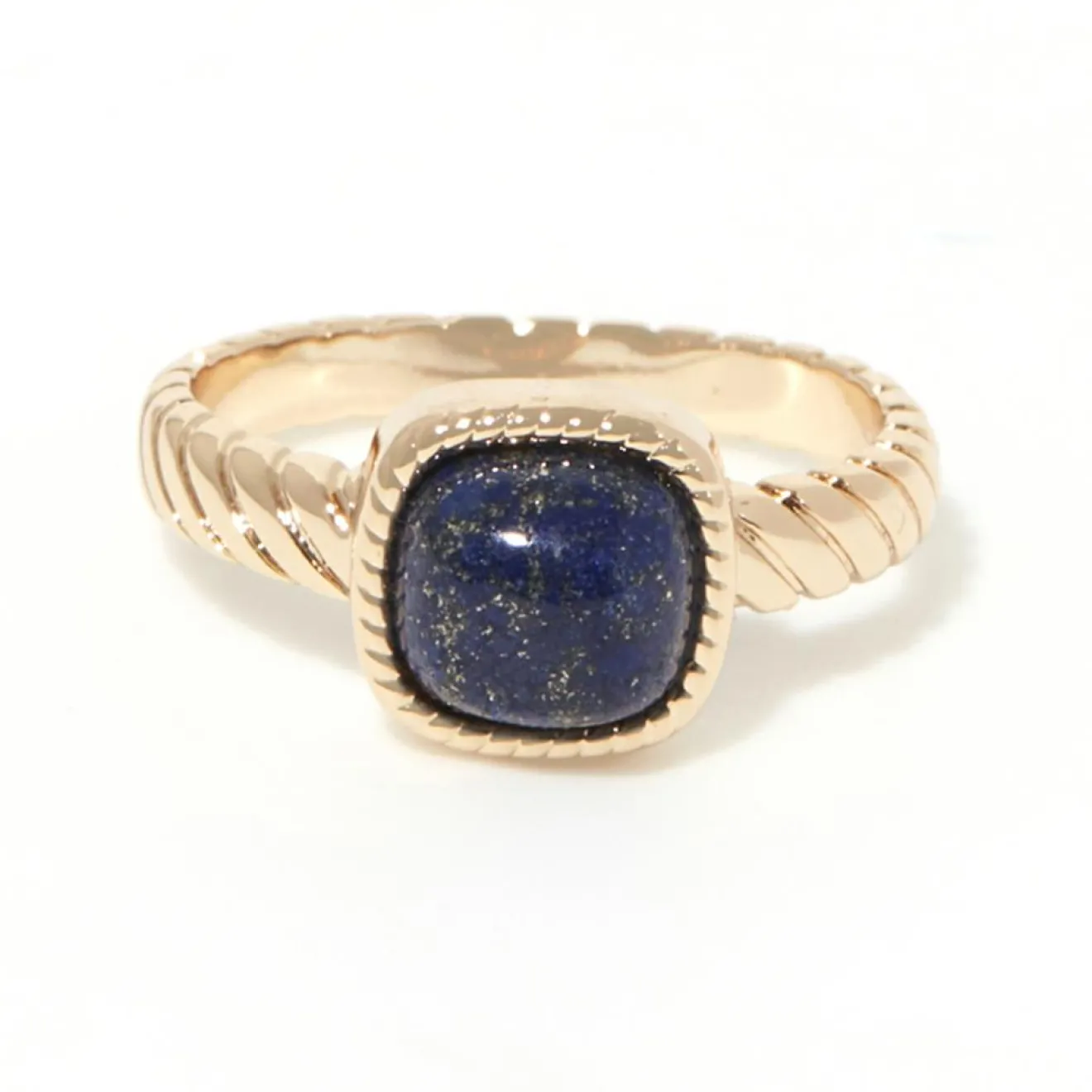 Femme Moonstone Bague Pamela Lapis en laiton doré