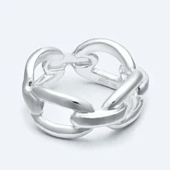 Online By Rafaella Bague Vita en Argent