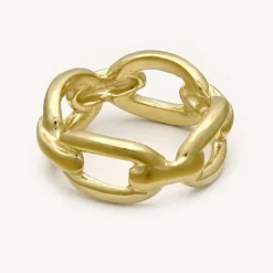 Hot By Rafaella Bague Vita en Argent doré