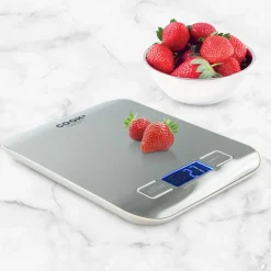 Online Cook Concept Balance électronique en inox grise - 5kg