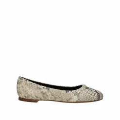 Clearance Chloé Ballerine plate Python Marcie beige