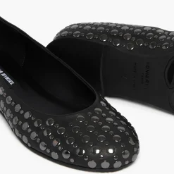 Femme Sonia Rykiel Ballerines en Cuir Beaune noires