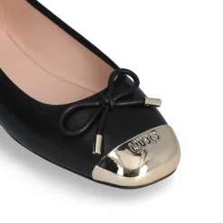 Femme Liu-Jo Ballerines en Cuir Dafne noires