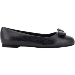 Online Salvatore Ferragamo Ballerines en Cuir Varina noires