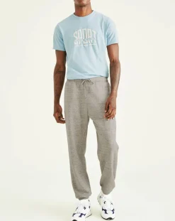 Homme Dockers Bas de Jogging Terry gris chiné