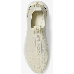 Femme Michael Kors Chaussures Basket Slip-On Bodie dorées