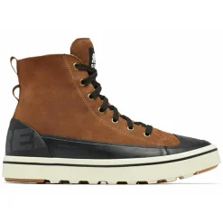 Clearance Sorel Baskets en Velours de Cuir Cheyanne Metro Ii Sneak Wp marron