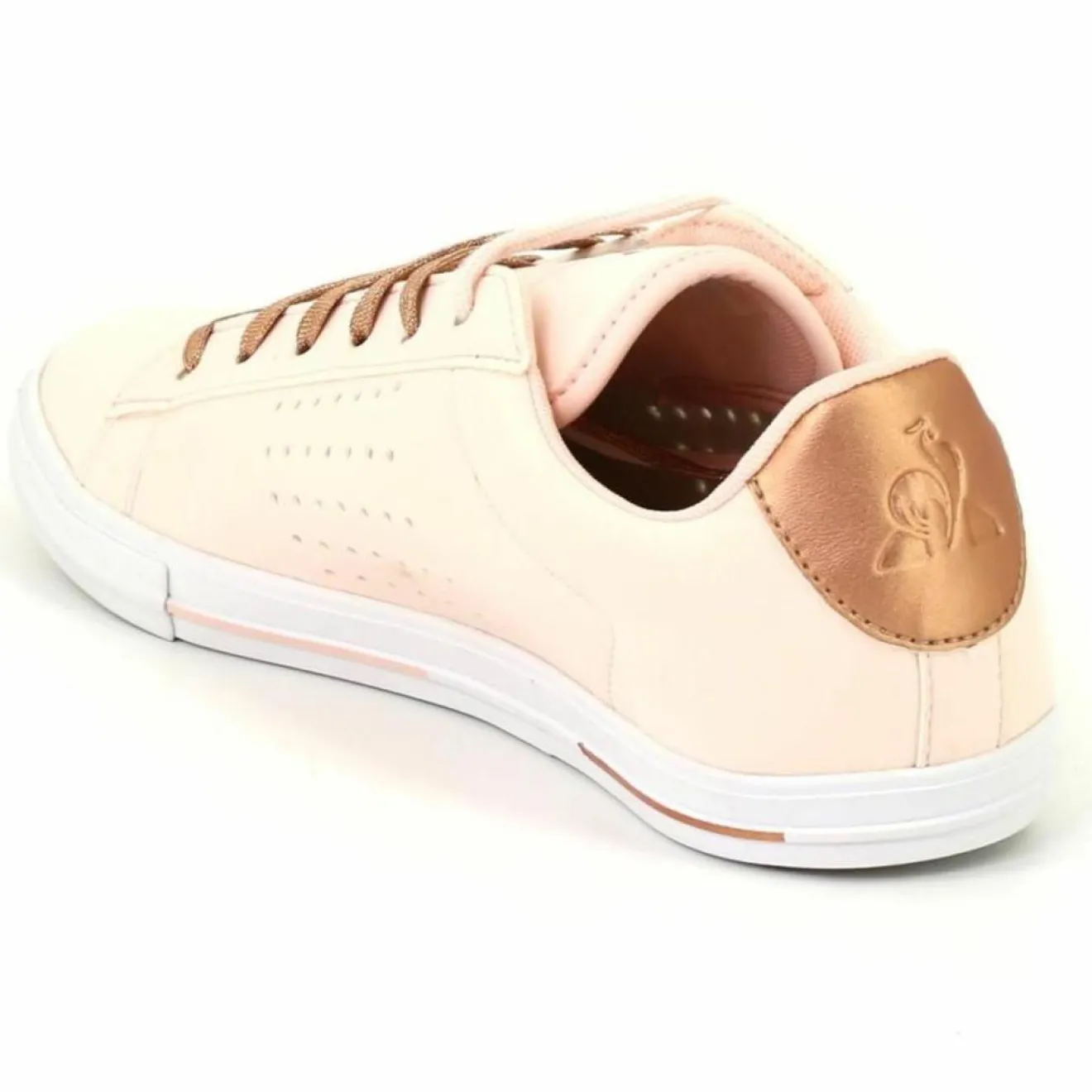 Femme Le Coq Sportif Baskets Agate Boutique Nubuck roses