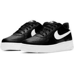 Outlet Nike Baskets Air Force 1 (Gs) noir/blanc