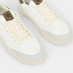 Femme Ecoalf Baskets Aralalf blanc/kaki