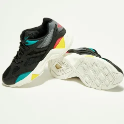 Femme Reebok Baskets Aztrek 96 noir/turquoise/orange