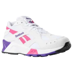 Femme Reebok Baskets Aztrek blanc/rose/violet