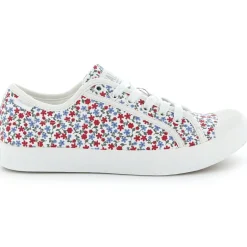 Femme Palladium Baskets basses en Toile imprimée Phoenix multicolores
